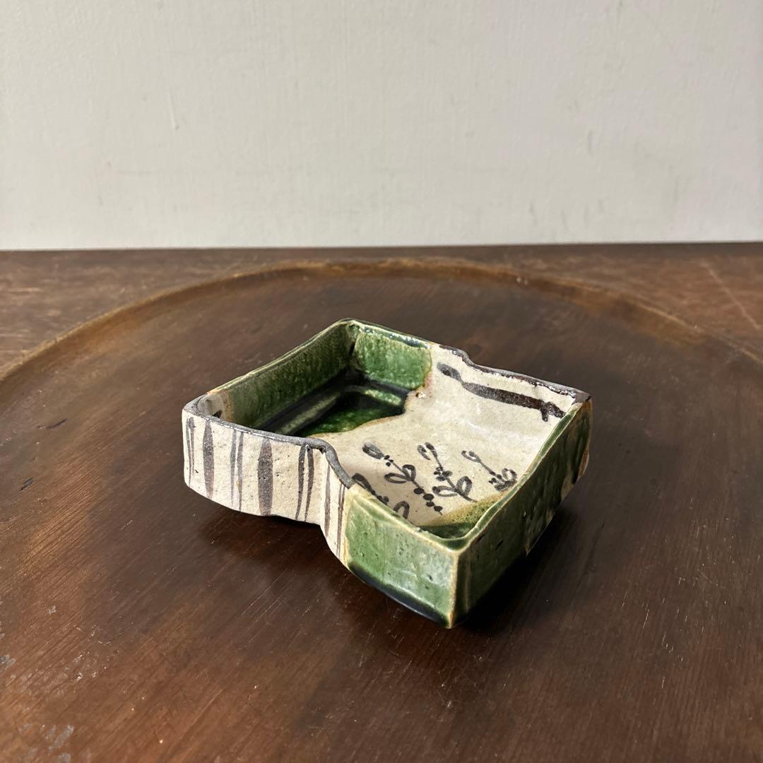 時代織部 向付け 美濃 瀬戸 古美術 茶道具 懐石 酒器 志野 唐津 備前