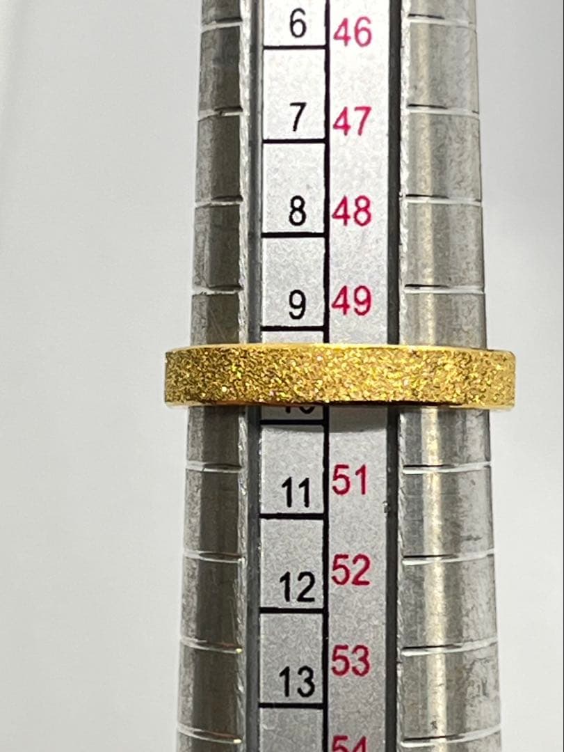 アズール様専用K24純金平打ちグロスリング 4.0g指輪刻印あり