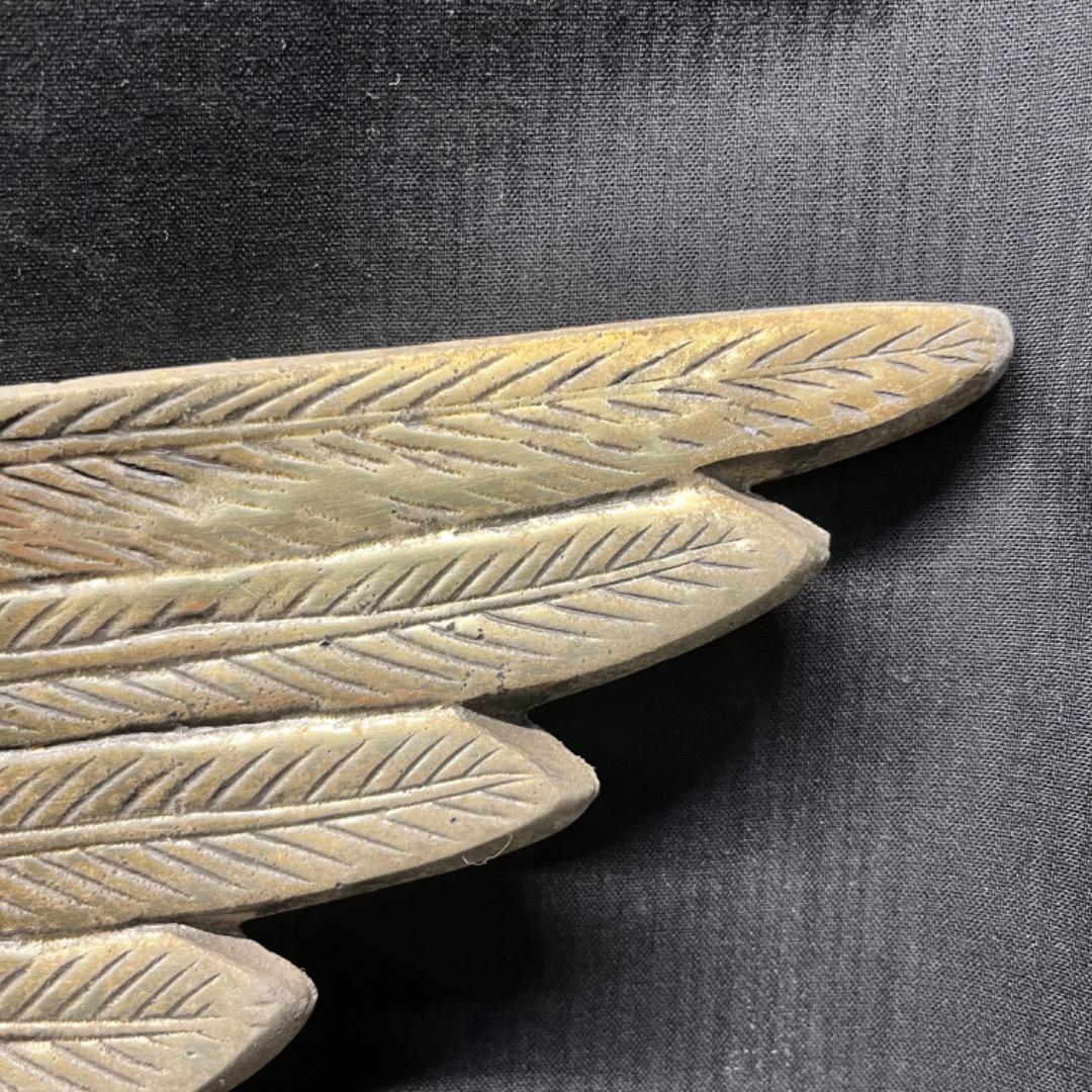 ▽Bi1061 日本製 デコトラ 鷲 鷹 レリーフ 当時物 金属製 長期保管品