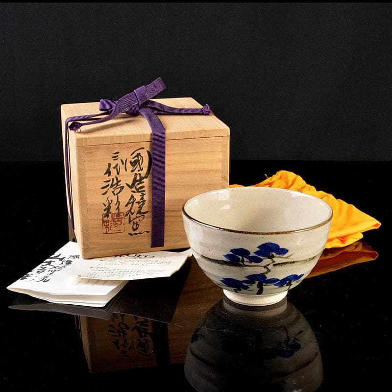 かぶとむし様専用 掛軸 6161A 茶碗 5596 2点まとめて