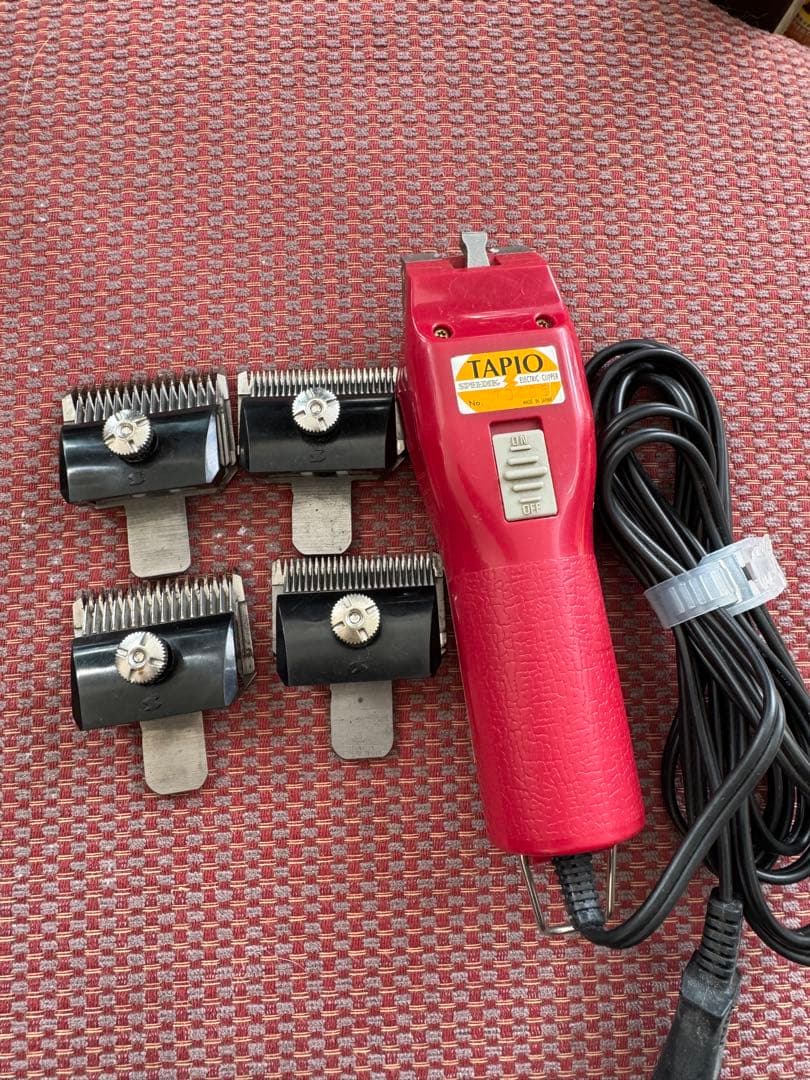 TAPIO タピオ バリカン スピーディック 故障履歴なし ペット用バリカン