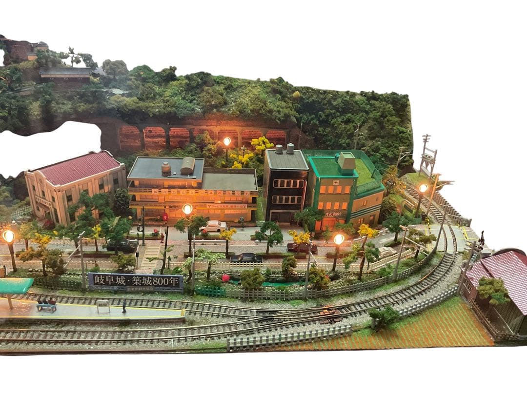 【超希少・一点物】岐阜城 築城800年記念 鉄道ジオラマ　Nゲージ　TOMIX