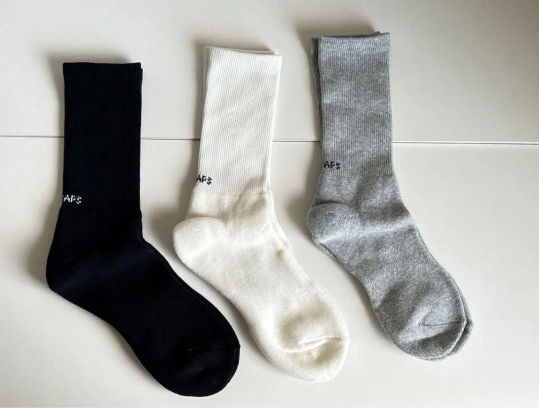 新品未使用 ダブルタップス WTAPS ソックス 靴下 3点セット 厚手