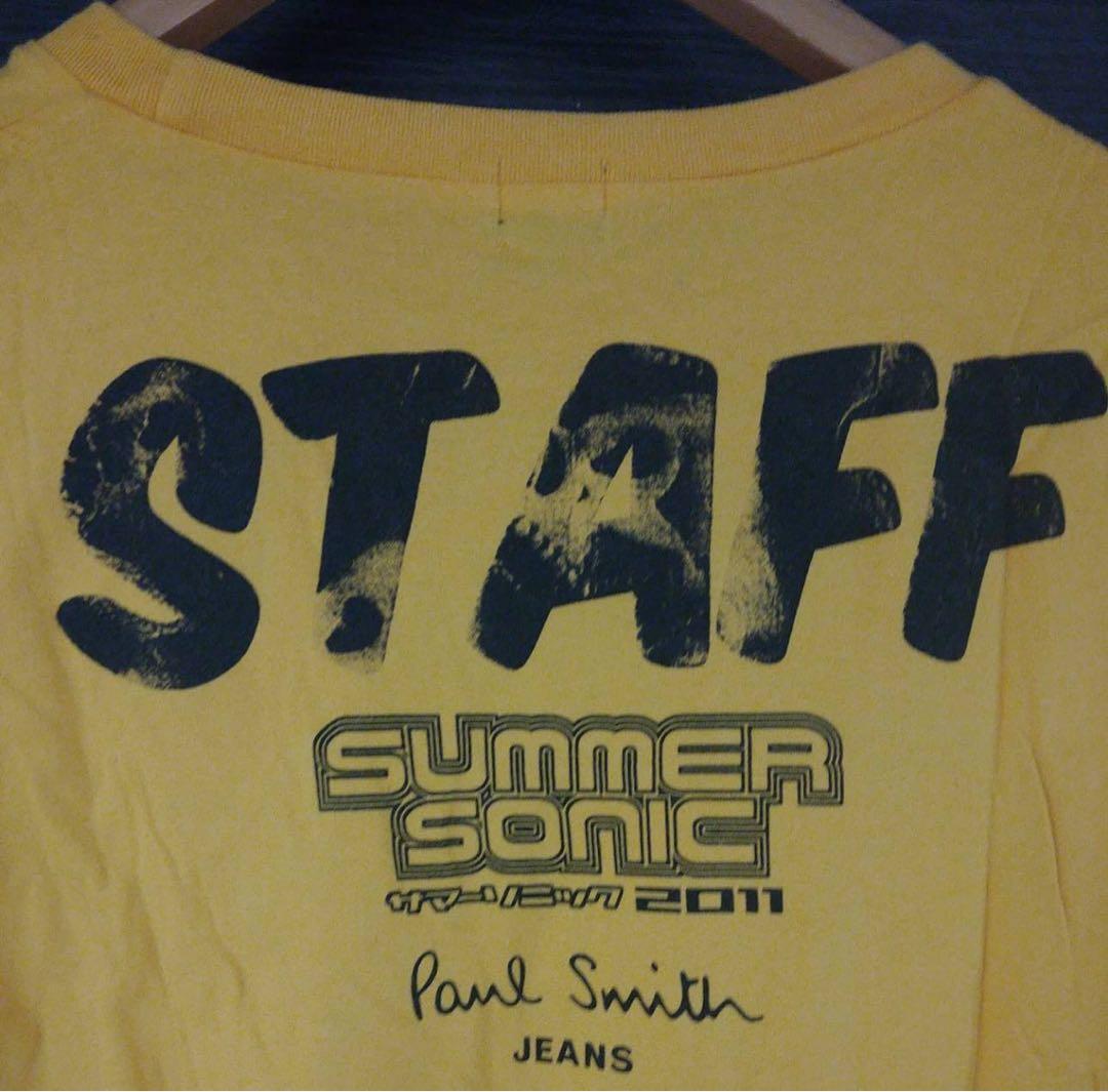 非売品!2011·サマーソニック·スタッフTシャツ イエロー Lの通販はau