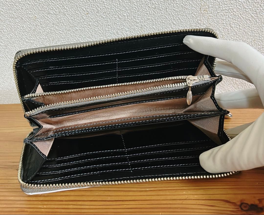 財布職人さん手造り　本格革財布　オリジナル　ボストンテリア