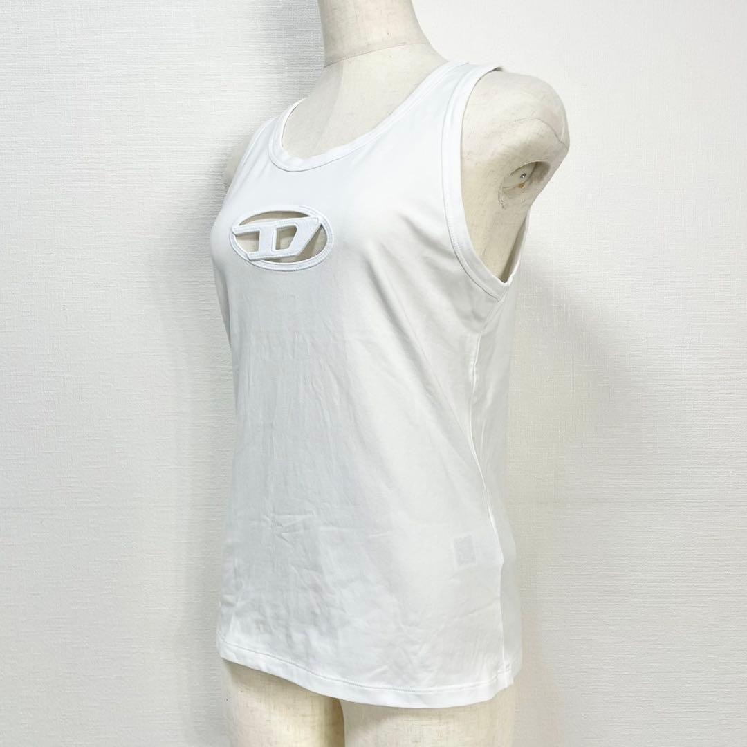 y2k❤️ DIESEL T-lynys タンクトップ オーバルD ロゴ