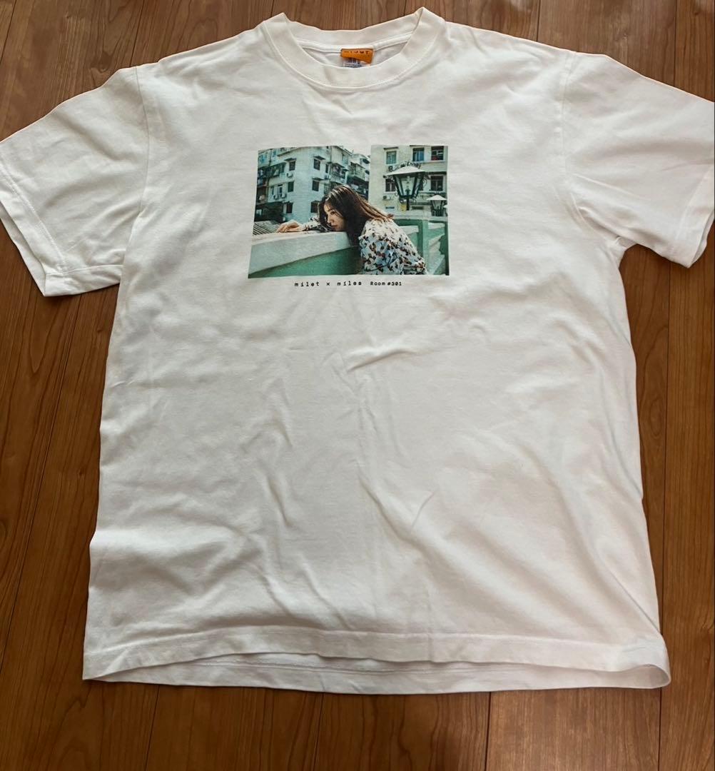 milet Tシャツ Lサイズ milet ファンクラブ限定Tシャツ Lサイズ miles