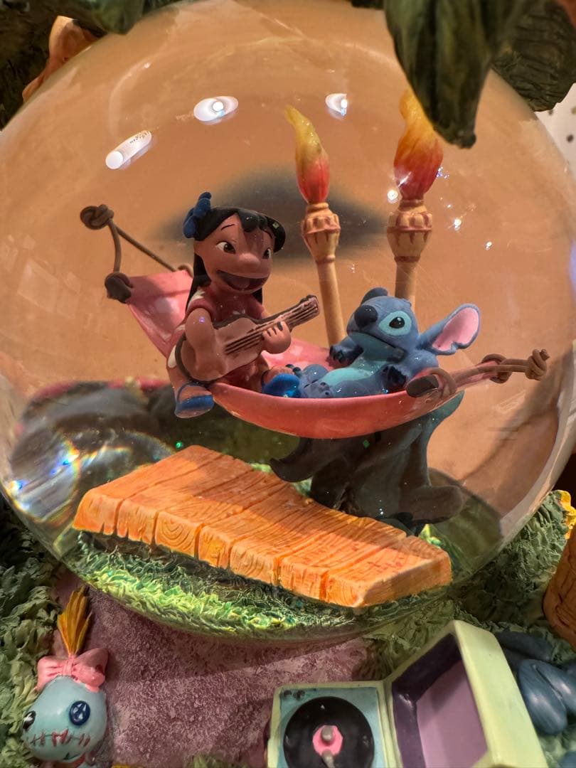 リロ&スティッチ スノードーム オルゴール