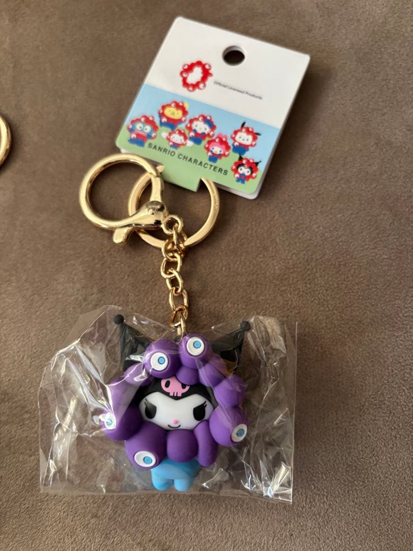 大阪関西万博 サンリオ 黒ミャクミャクなりきり立体キーホルダー 黒キティ