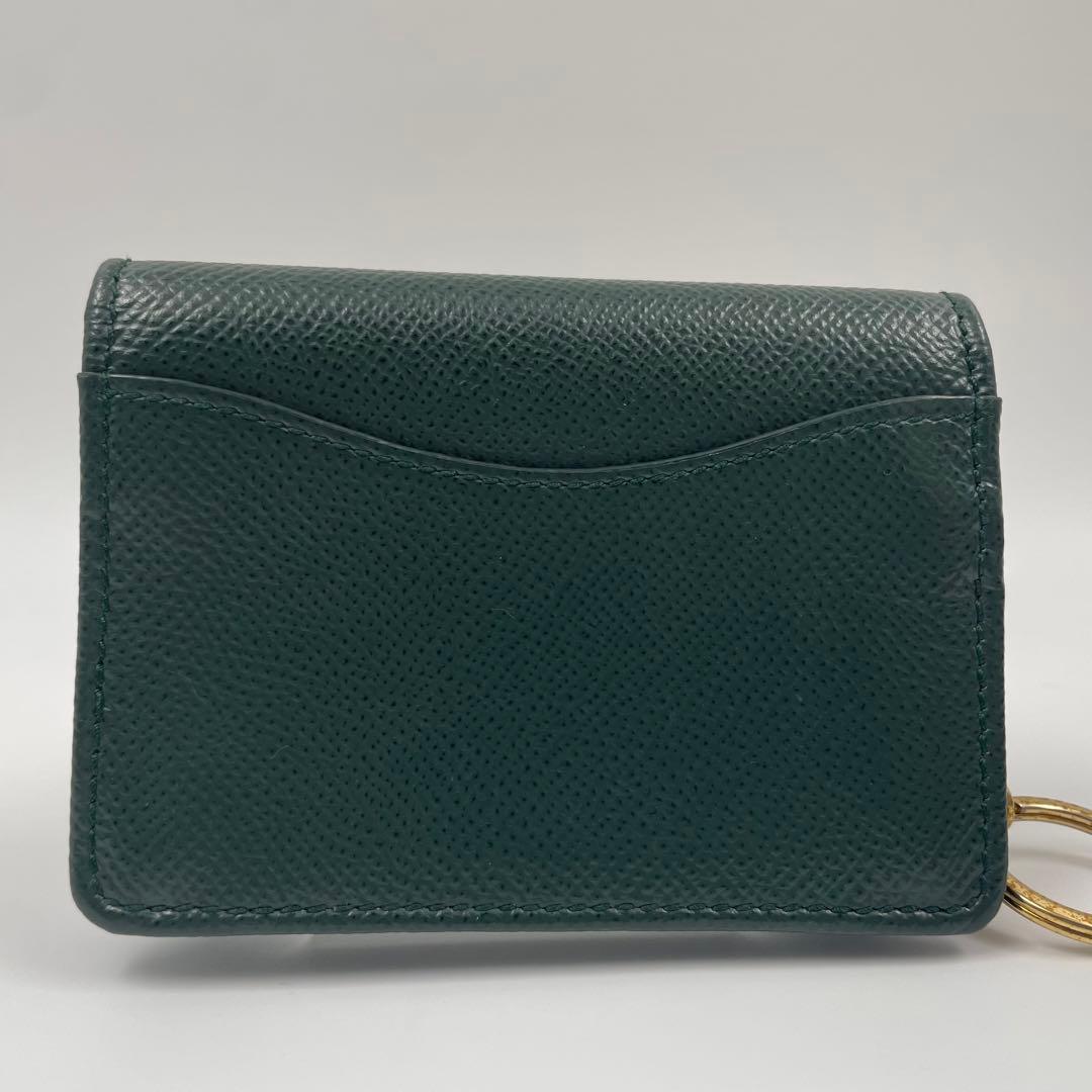 【希少色 極美品】フェラガモ ガンチーニ カードケース ケース キーリング