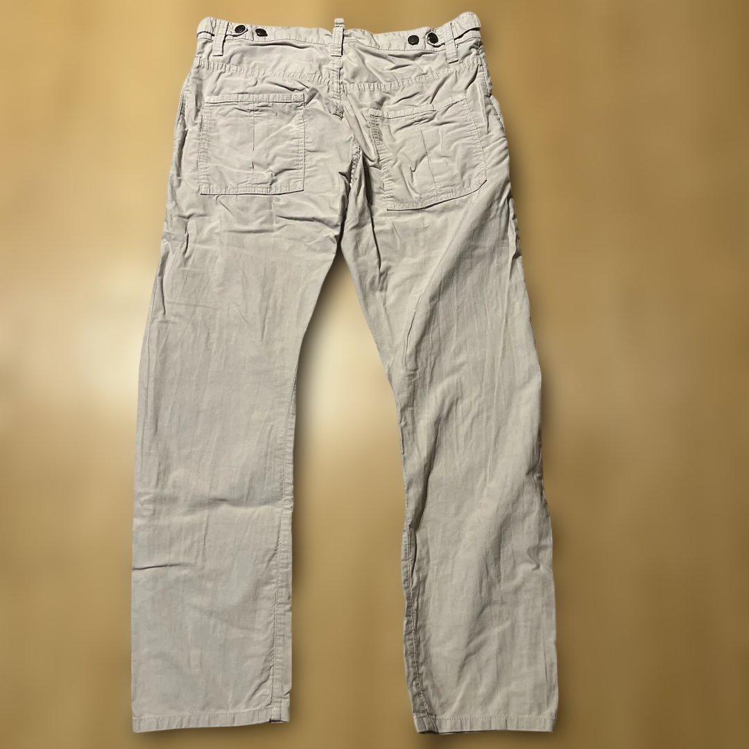 DSQUARED2ベージュ チノパン スナップボタン50 Lサイズ