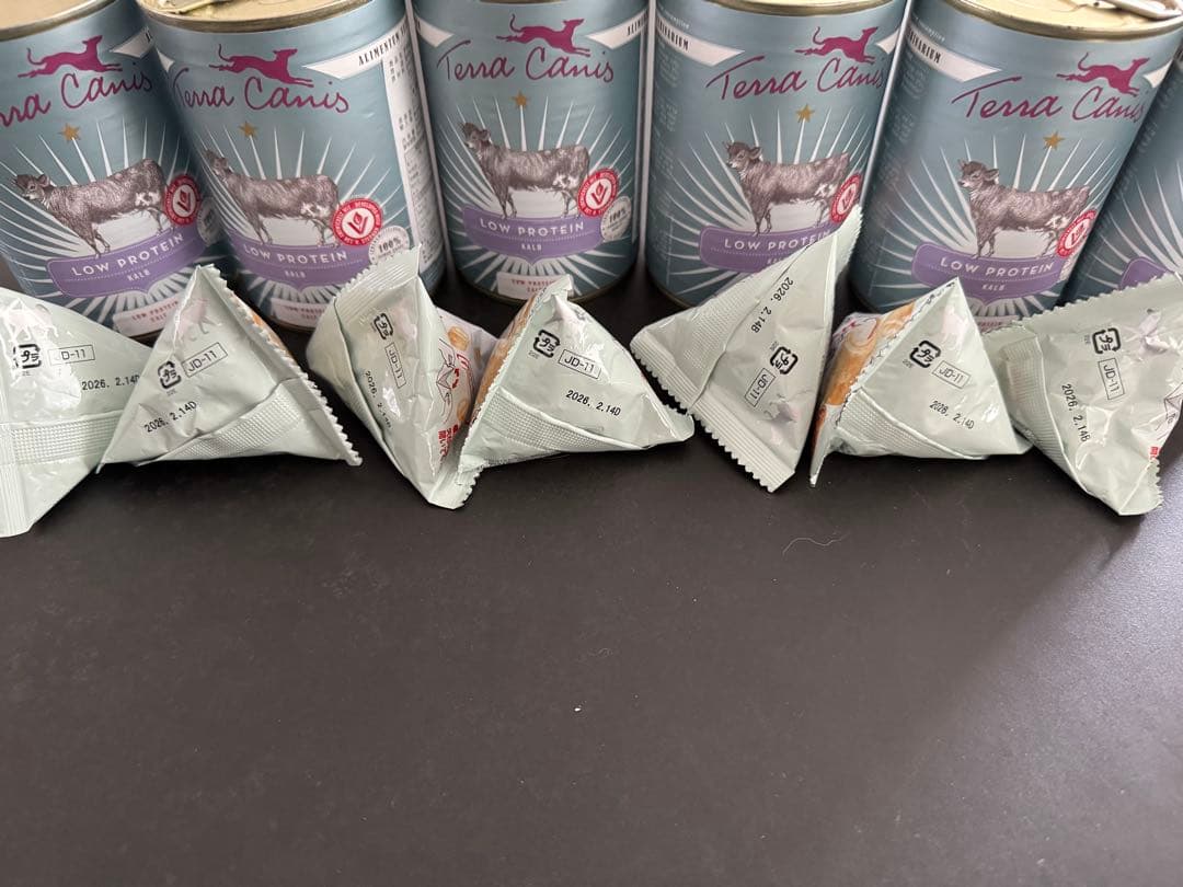 テラカニス ロープロテイン 仔牛 6個 ちゅーるポケット7個 他