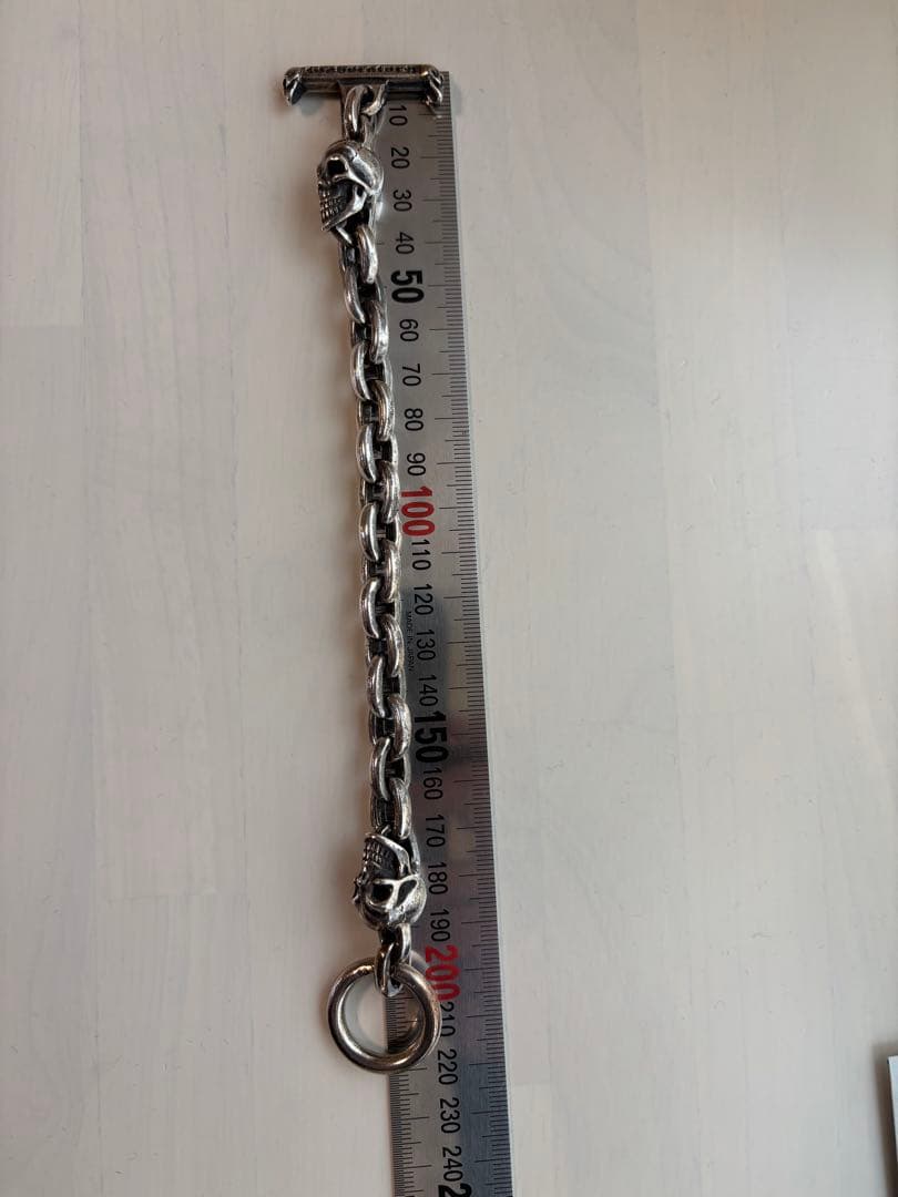 ガボール　ガボラトリー　生前2スカル　スモールオーバルリンクブレスレット