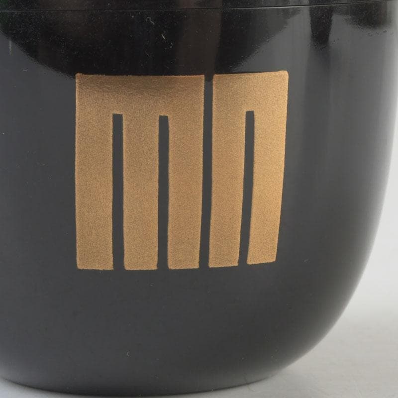 茶道具 塗師 安田春仁作 香ノ図蒔絵 中棗 共箱 V 9577