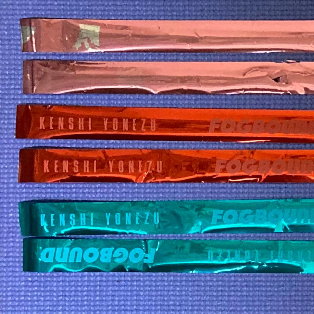 米津玄師 銀テープ 18 Flamingo 17 Fogbound 赤 青 米津玄師 fogbound 銀