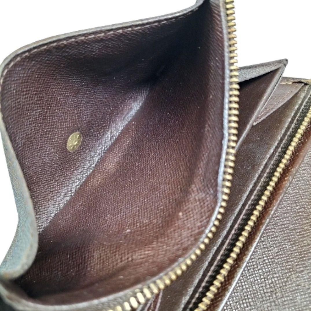 ダミエ エベヌ ポルトモネ ビエ トレゾール 二つ折り財布 ルイヴィトン