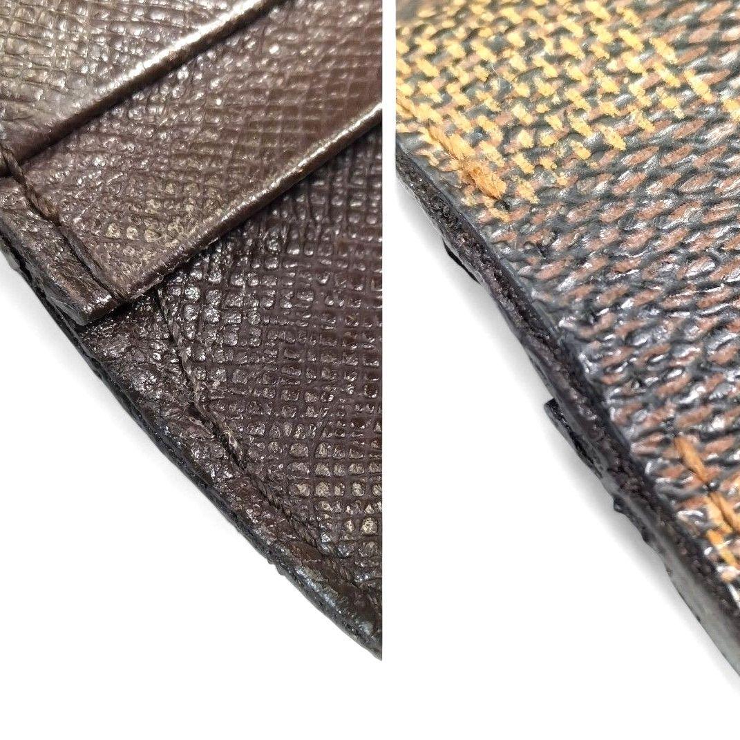 ダミエ エベヌ ポルトモネ ビエ トレゾール 二つ折り財布 ルイヴィトン