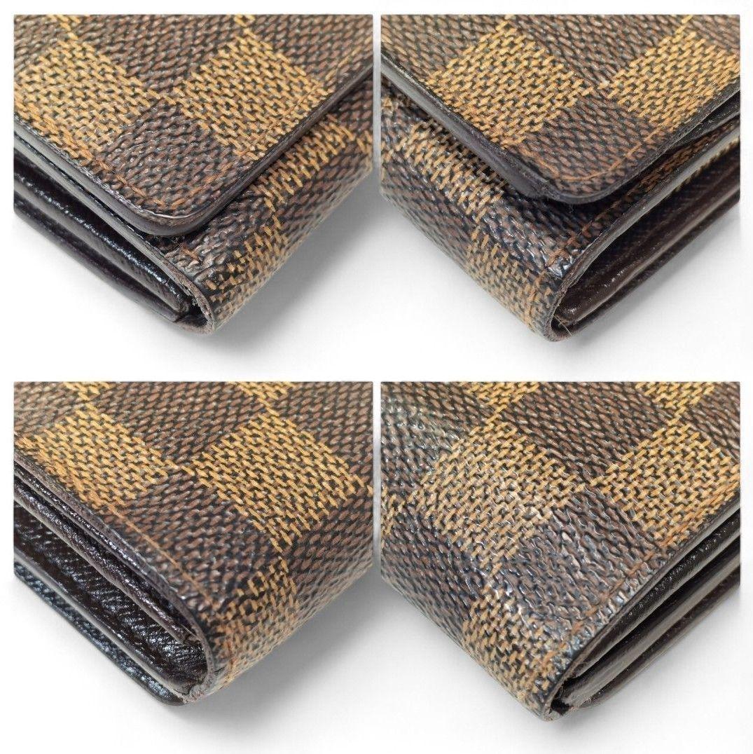 ダミエ エベヌ ポルトモネ ビエ トレゾール 二つ折り財布 ルイヴィトン