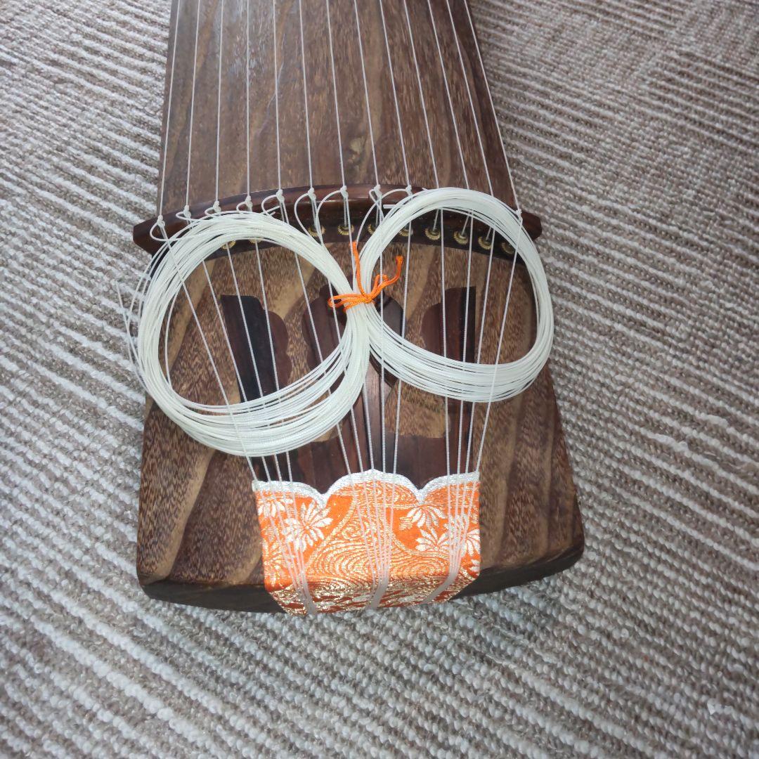 50年前位の箏 13弦 弦楽器 和楽器 複雑な木目 50年