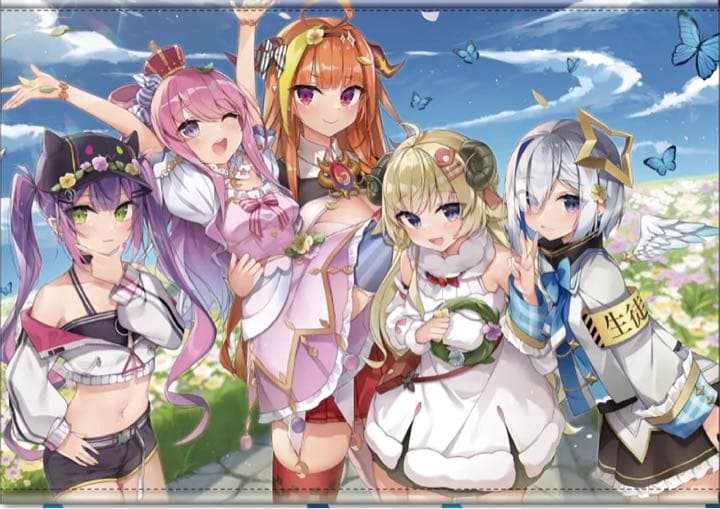 匿名配送】ホロライブ タペストリー 夏祭り 0期生、ゲーマーズ、4期生