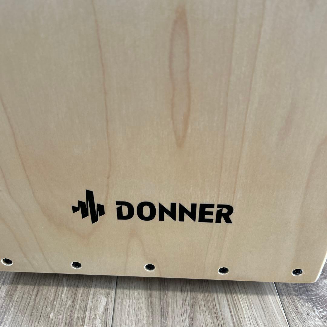 DONNER カホン ナチュラルウッド カバー付き、おまけ付き