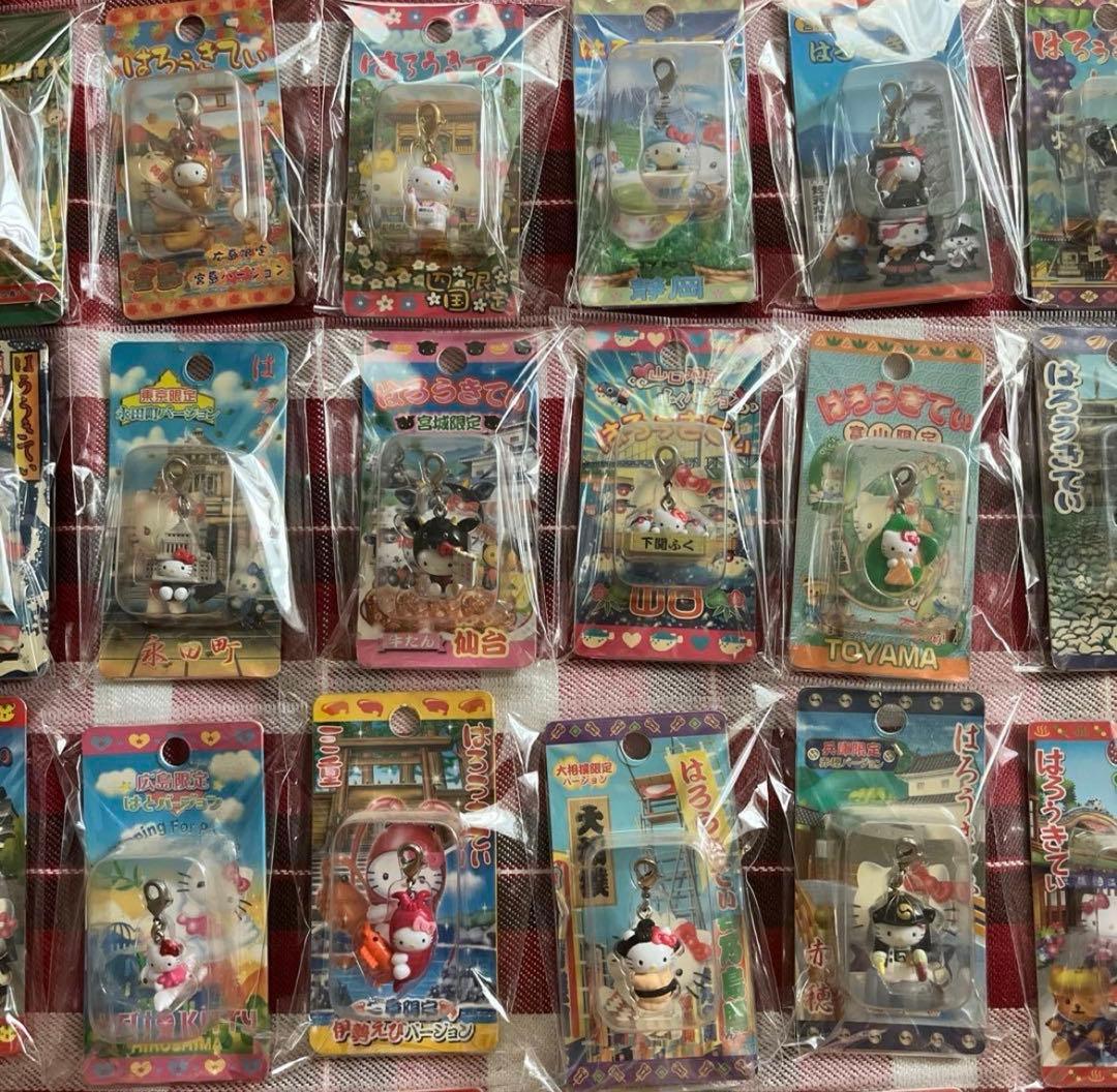 ご当地ハローキティ キーホルダー ファスナーマスコット ストラップまとめ売り