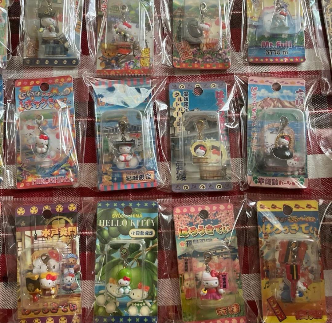 ご当地ハローキティ キーホルダー ファスナーマスコット ストラップまとめ売り