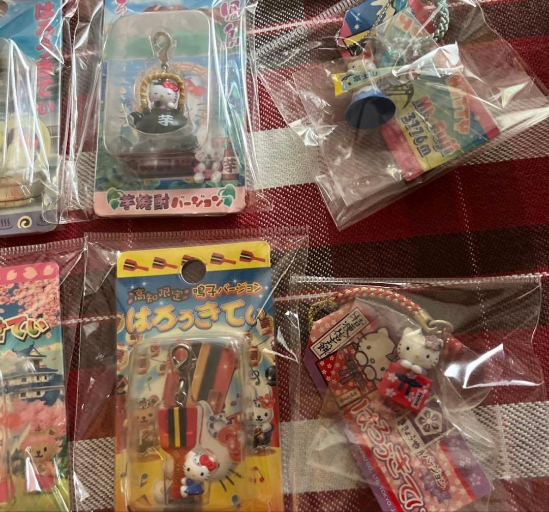 ご当地ハローキティ キーホルダー ファスナーマスコット ストラップまとめ売り