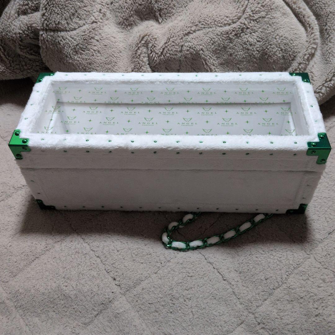 エンジェルシャンパン ホリデーエディション 空き箱 ホワイト グリーン