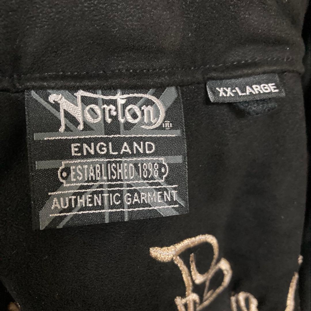 ✨めちゃカッコイイ✨美品 Norton フェイクスエード XXL ライトアウター