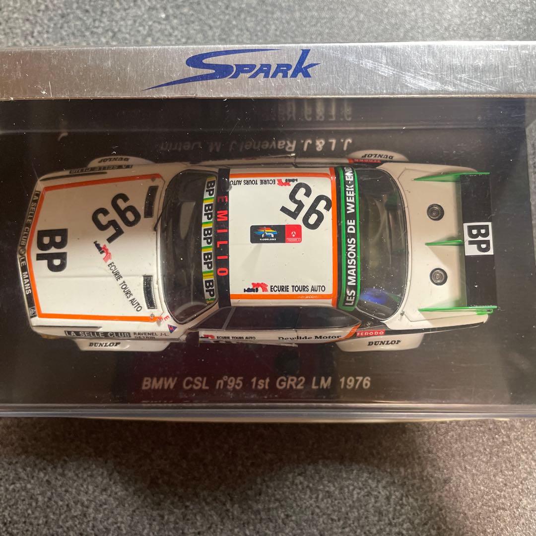 ミニカー SPARK 1/43 BMW CSL 95 1st GR2 LM 1976