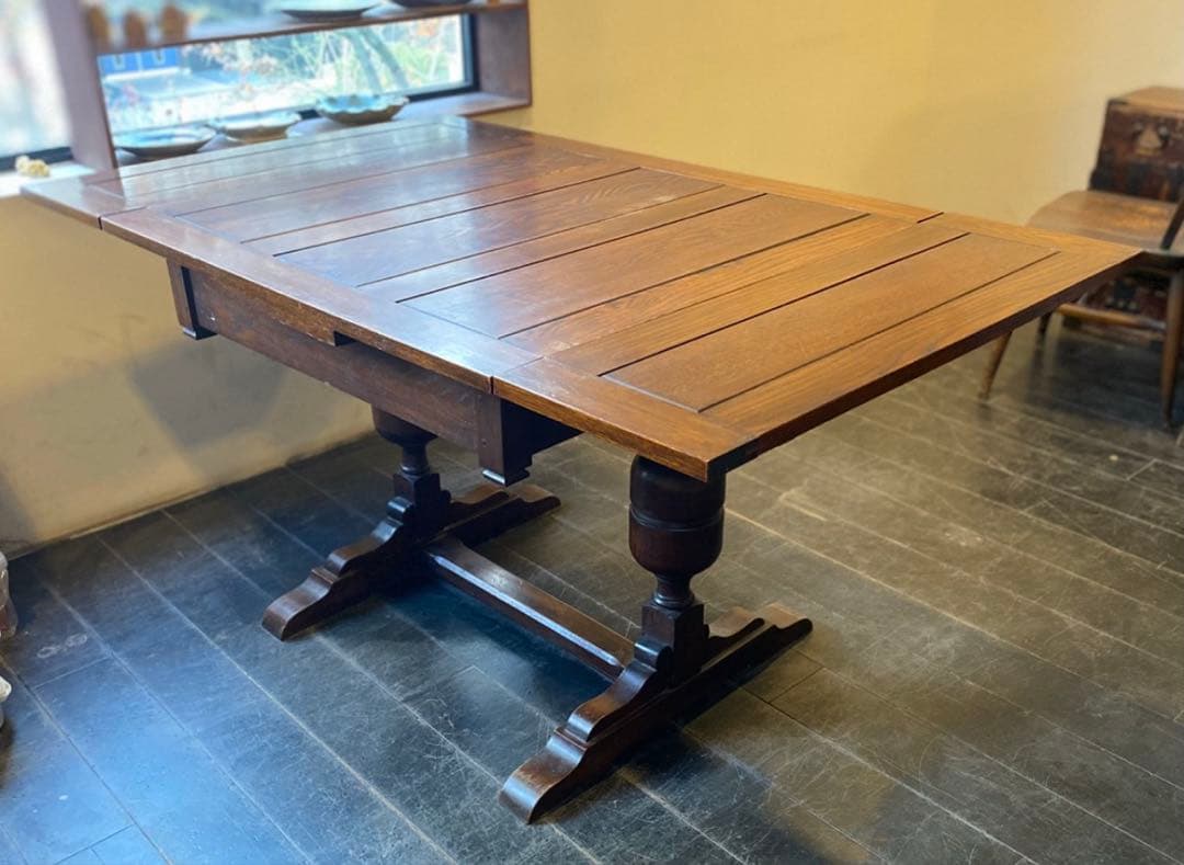 ドローリーフテーブル 伸縮式テーブル 2月20日から3月10日までに配送