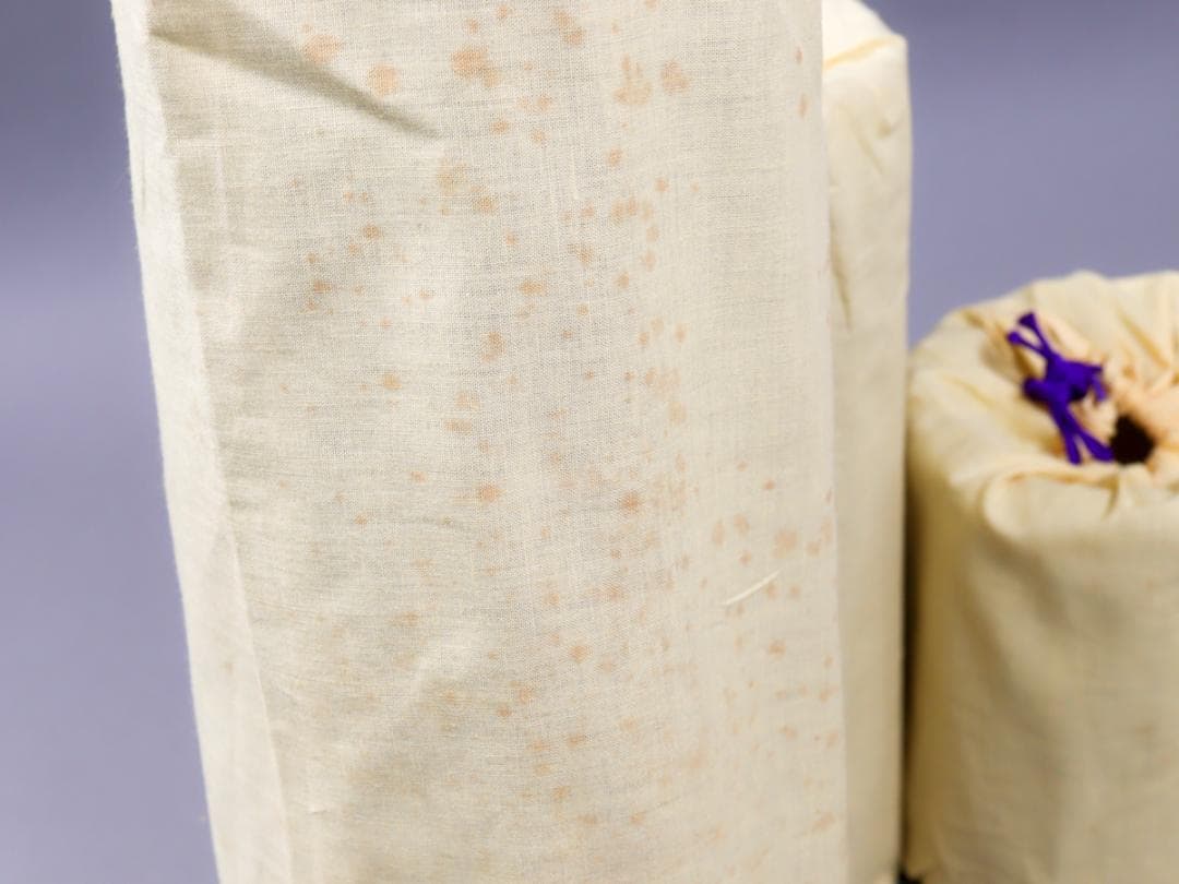 山口作介 艶消黒塗 六角寄三重 花生け 華道具 共箱