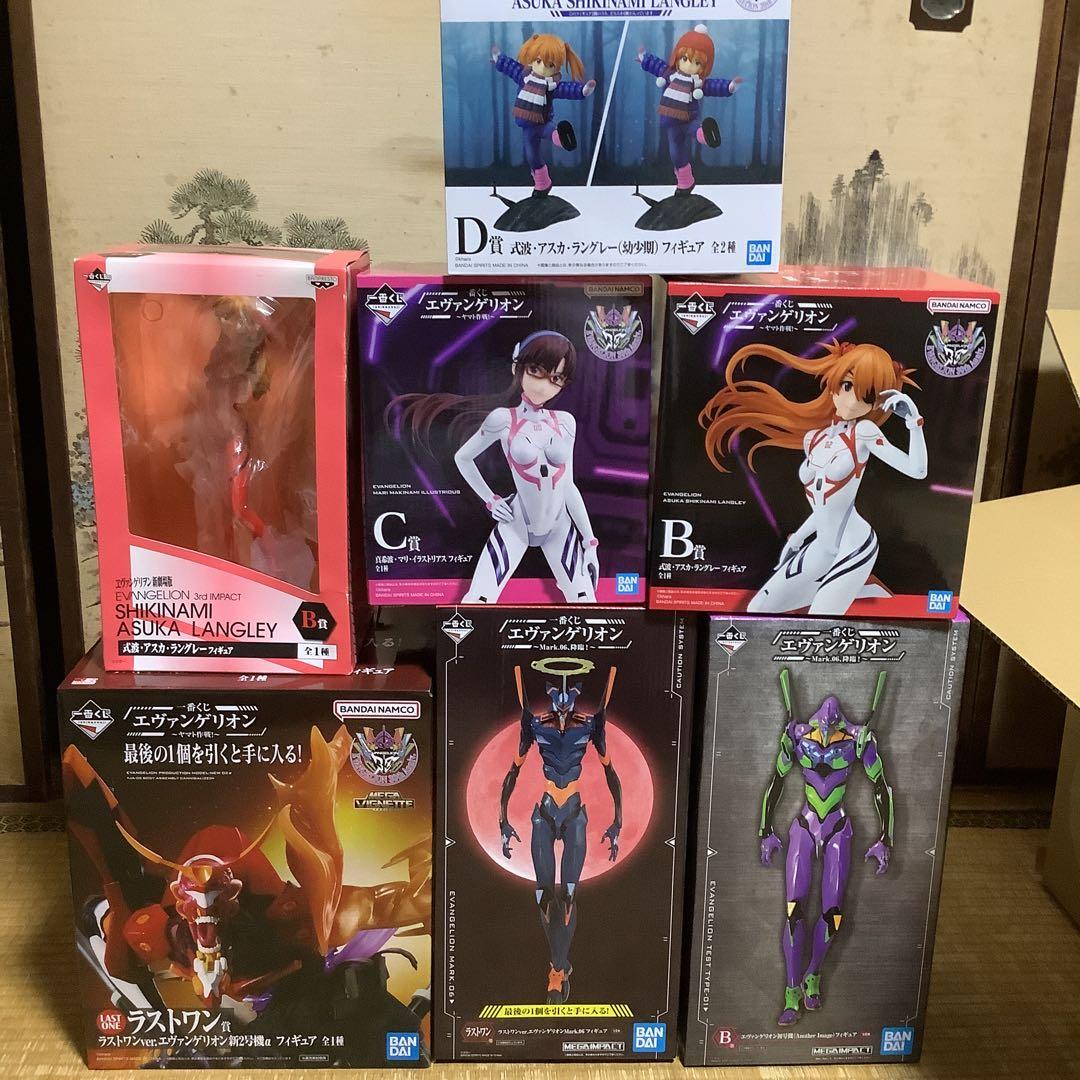 一番くじ エヴァンゲリオン 上位賞フィギュアまとめ売り