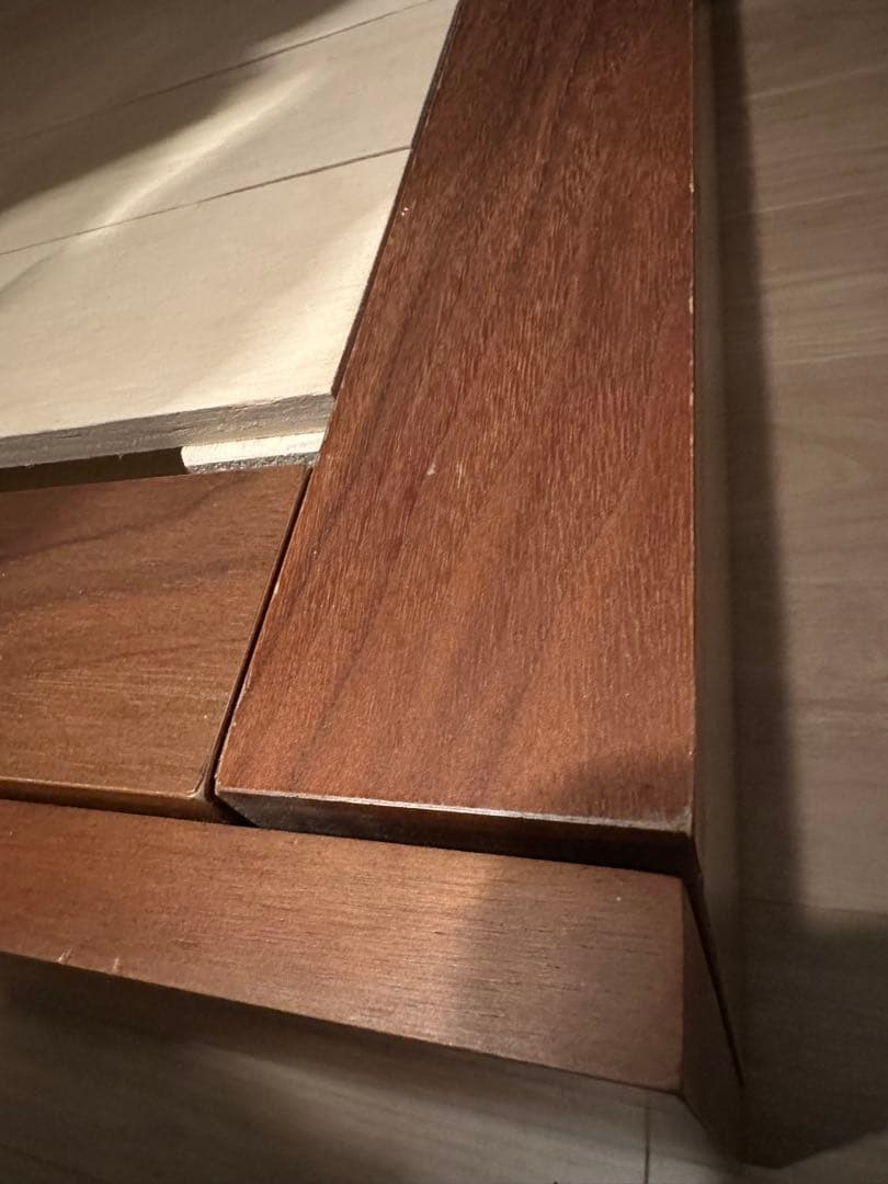 直接引き取り歓迎 無印良品 収納ベッド・シングル・ウォールナット材〈生産終了品〉