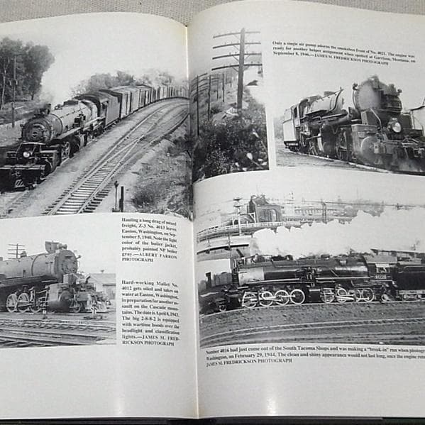 洋書 ノーザン・パシフィック鉄道写真集 クラシック蒸気時代