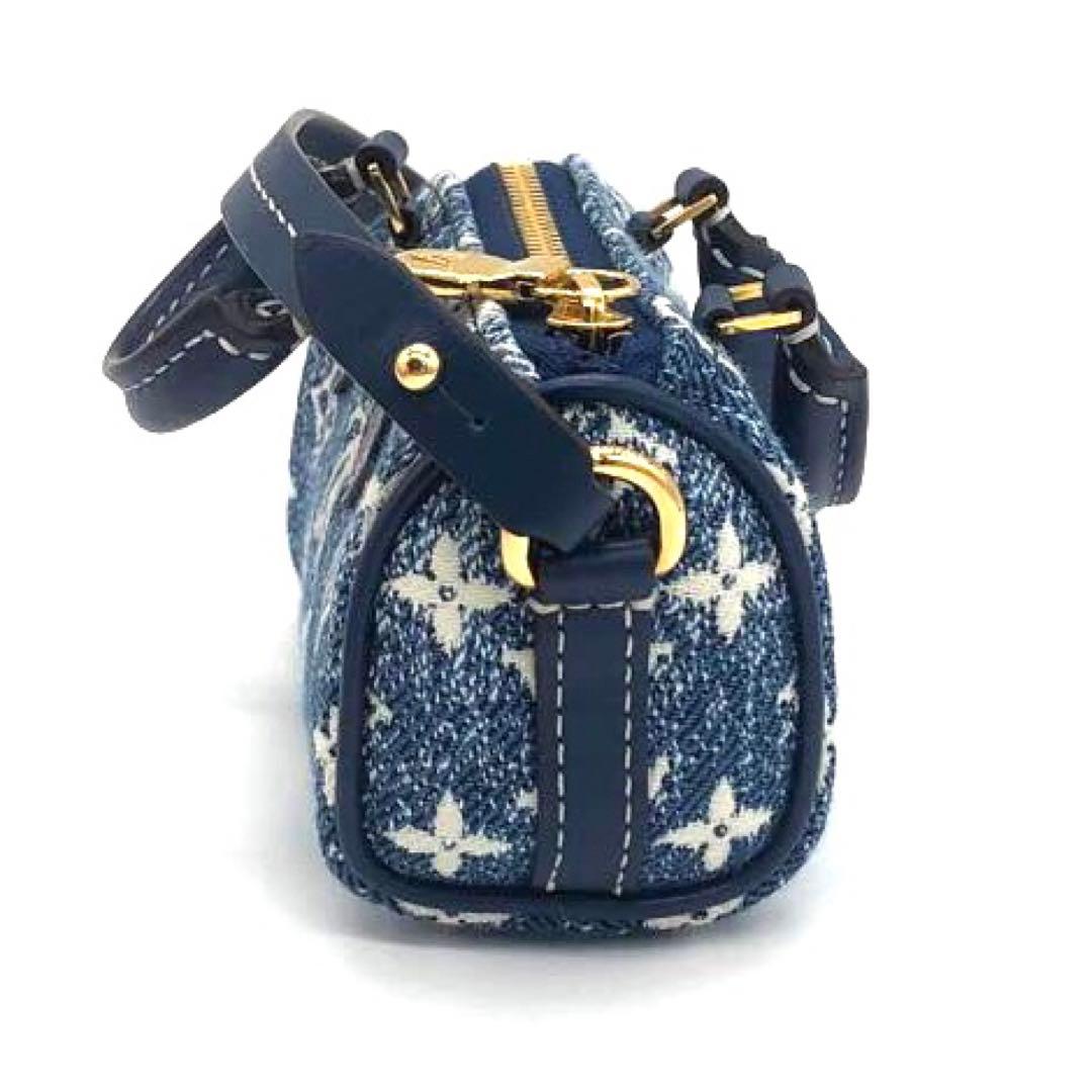 未使用✨ルイヴィトン デニム マイクロチャーム マイクロバッグ ブルー系