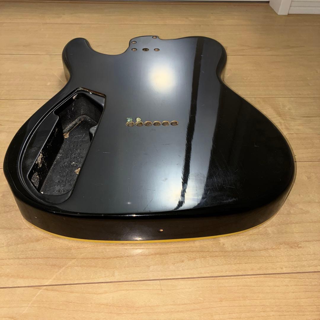 フェンダージャパン テレキャスター シンライン ボディ ブラック　HH