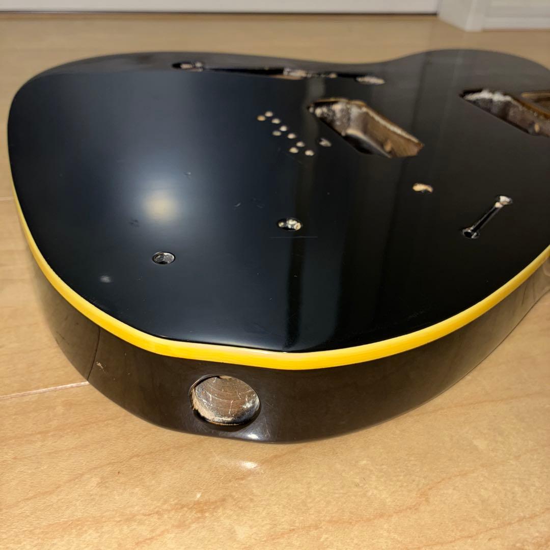 フェンダージャパン テレキャスター シンライン ボディ ブラック　HH