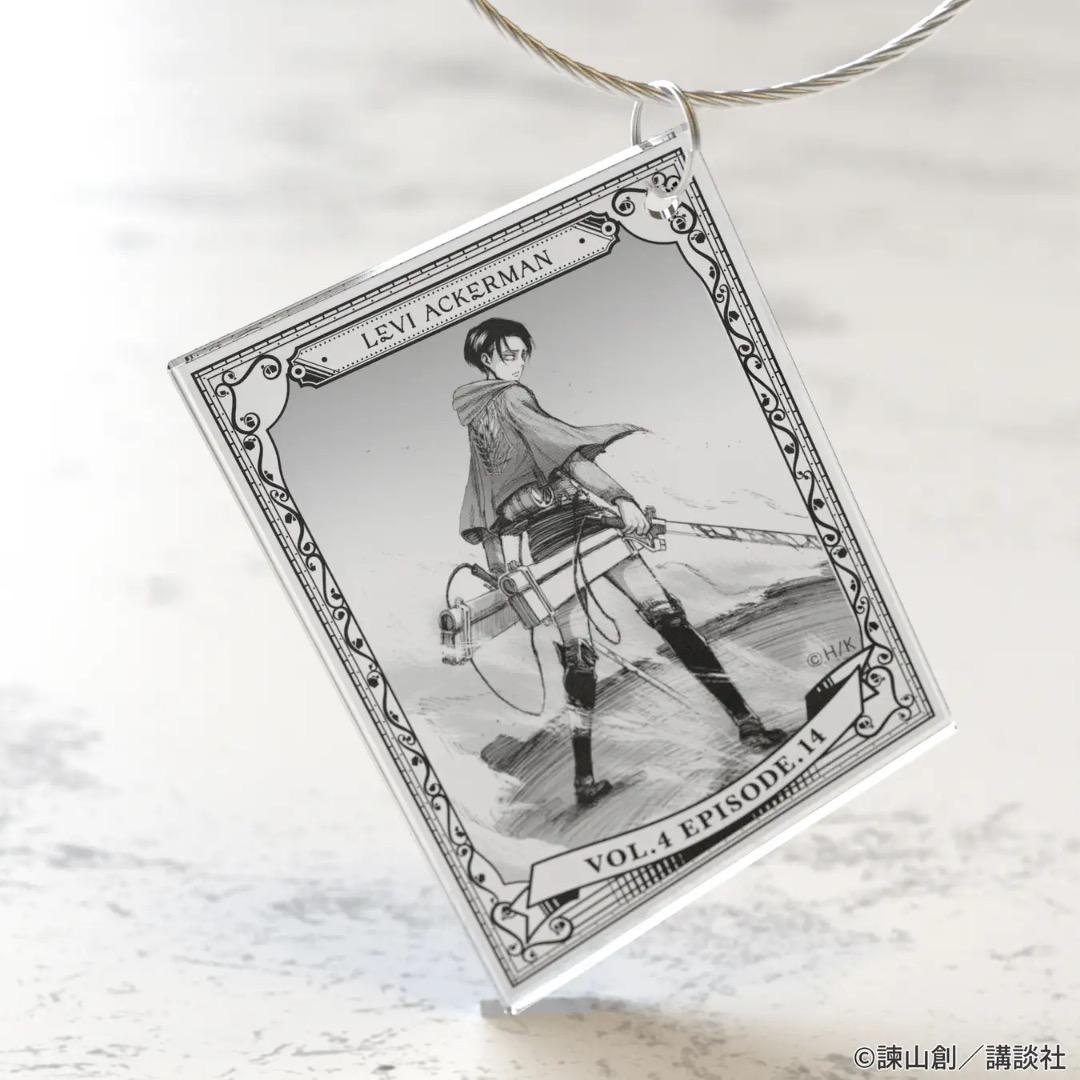 進撃の巨人　リヴァイ　Anique バースデー　アクリルキーホルダー　豪華仕様