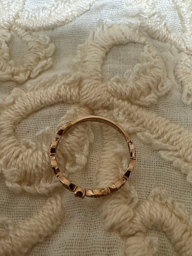 ジ*ク様 ブラウンダイヤ 指輪 10金 ピンクゴールド　リング