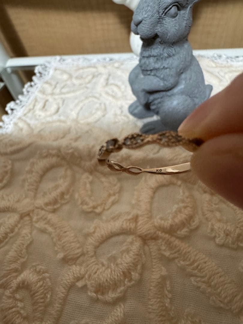ジ*ク様 ブラウンダイヤ 指輪 10金 ピンクゴールド　リング