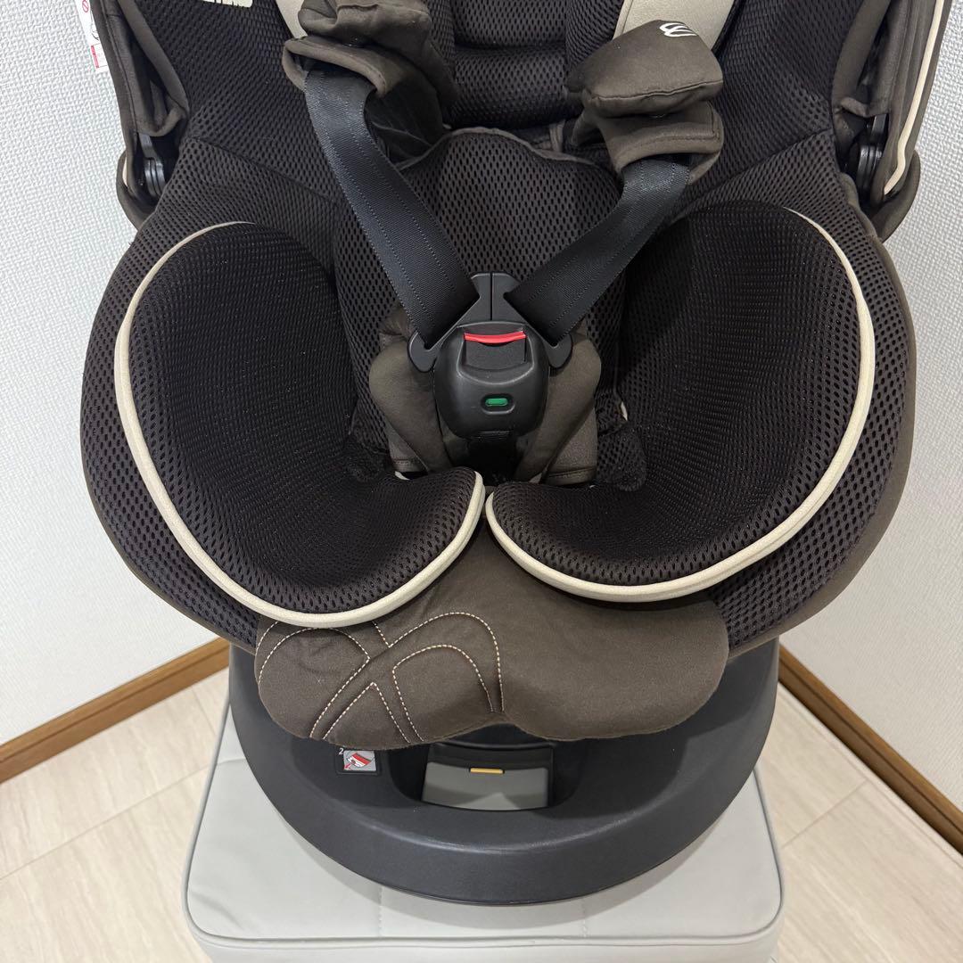 【極美品】エールべべ クルット5i グランスISOFIX最上位モデル ブラウン