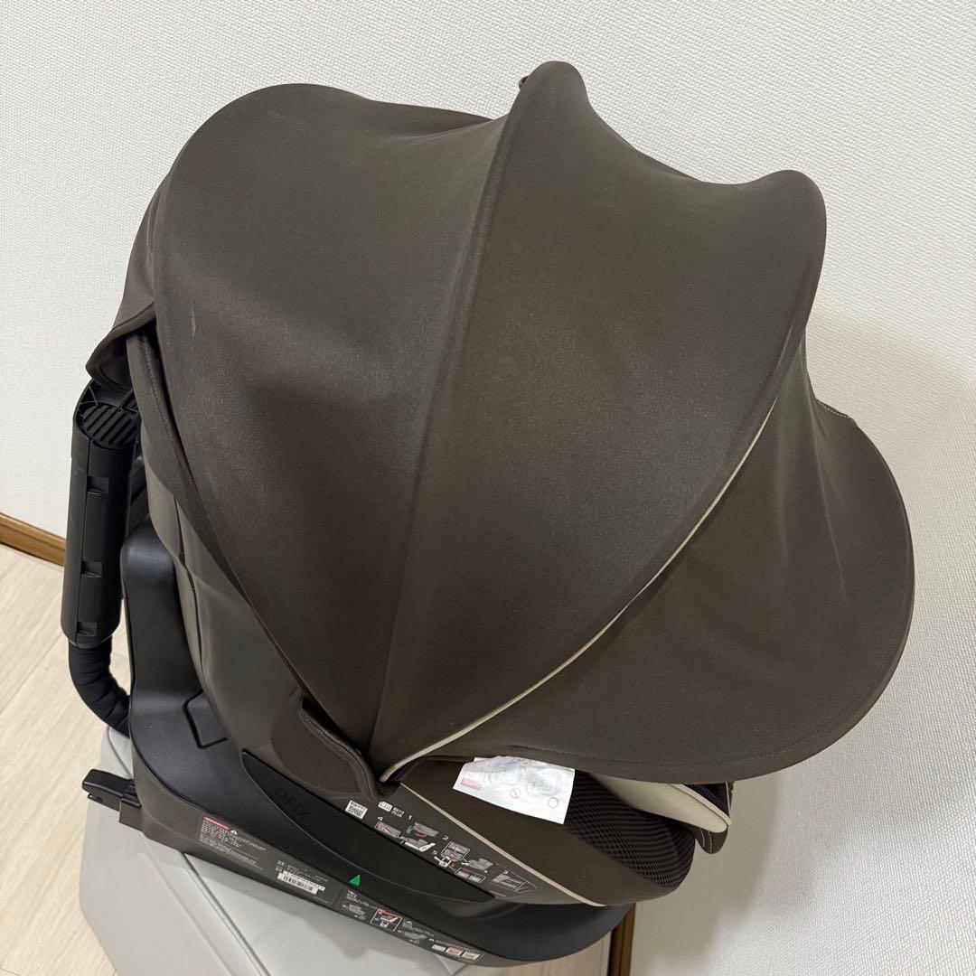 【極美品】エールべべ クルット5i グランスISOFIX最上位モデル ブラウン