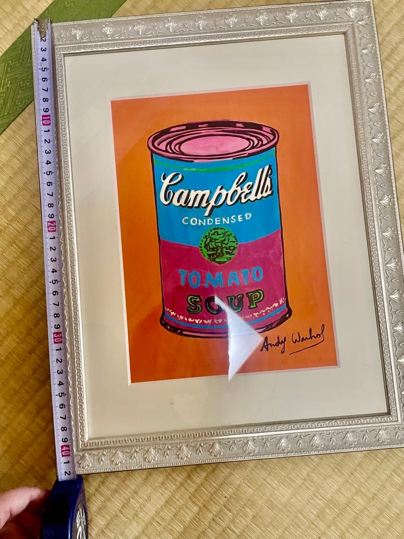 アンディウォーホル財団認定印Campbell’s soupe Can
