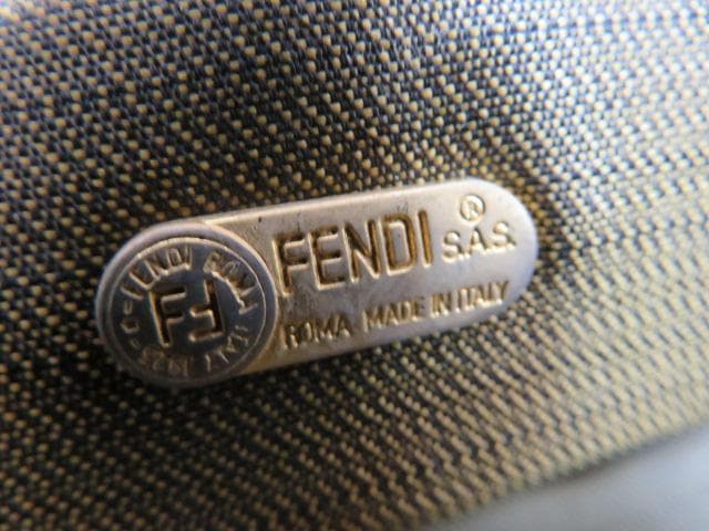 ee1463/ク】FENDI/フェンディ ズッカ柄 トートバッグ14×33cm - メルカリ