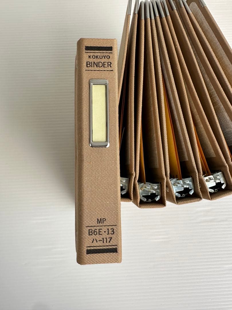 《おまとめ》コクヨバインダーMP 布貼　B6E 13穴　ハ−117 7セット