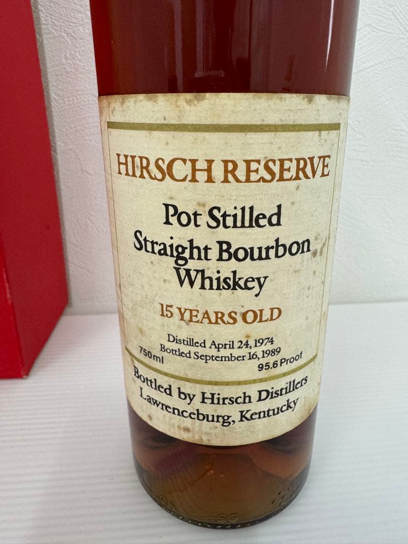 ハーシュリザーブ15年 ポットスチル ストレートバーボン750ml - メルカリ
