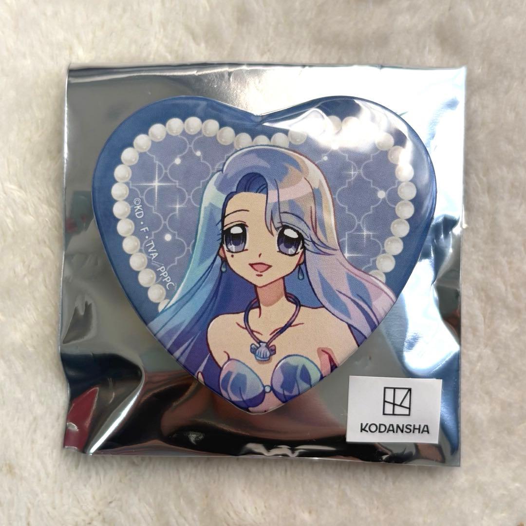 ぴちぴちピッチ ノエル ハート型缶バッジ マルイ theキャラ 20周年