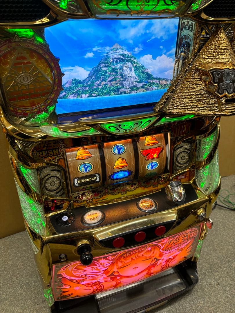 5号機 秘宝伝 伝説への道 実機 家庭用フルセット！